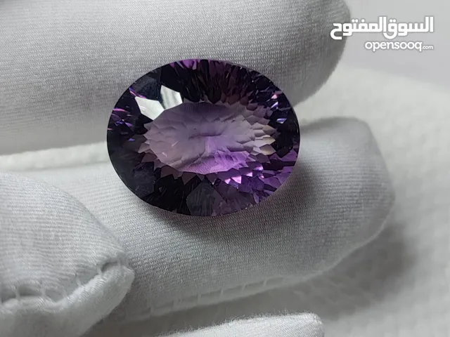 حجر أمتيست جمشت برازيلي طبيعي مع اثبات فحص المختبر natural brazilian amethyst stone lab test prove