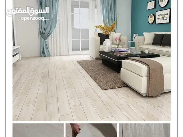 بلاط 018 PVC لاصق ذاتي للارضيات سماكة 2 ملم, بديل الباركيه الخشبي, مناسب لتغطية البلاط القديم