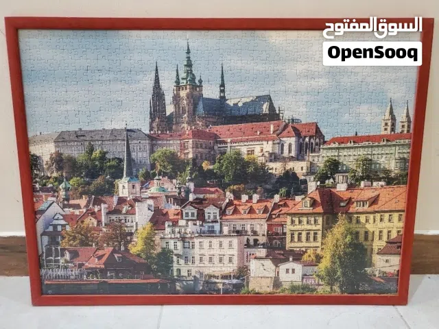 Handmade jigsaw puzzle frame