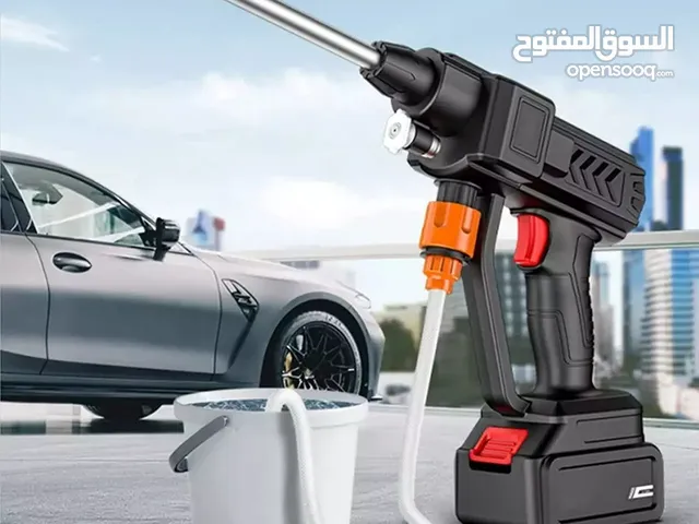 جهاز غسيل لاسلكي بالضغط العالي مثالي لغسيل السيارات، النوافذ، الأرضيات