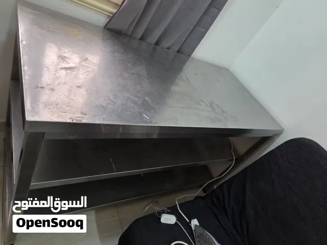 ترابيزه ستانلس رفين حجم كبير للمنزل والمطعم والمطابخ نظيفه جدا استعمال منزل بسيط
