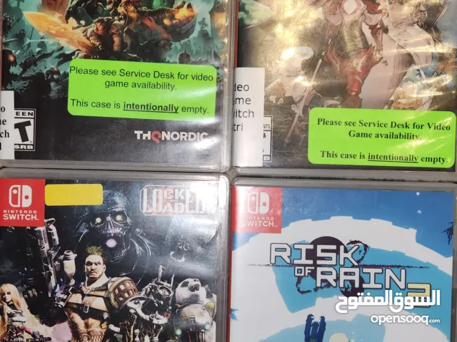 ألعاب نيتندو سويتش بحاله الجديد  الألعاب فريده من نوعها و متنوعه و هناك خصومات للكميات .