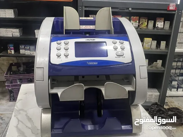 ماكنة عد نقود بحاله ممتازه تحت المعاينه تعد العملات اردني دولار يورو بحاله ممتازه السعر 350 د