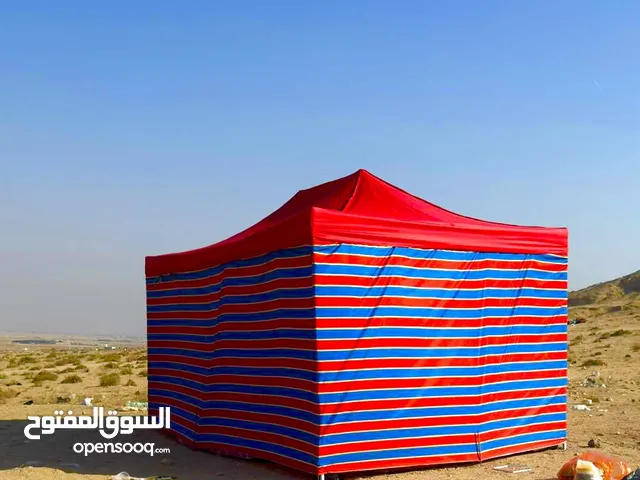 خيمة 3*3 متر حديد مغلون متين سهلة التنصيب مستخدمة مرة واحدة فقط خيمة 3*3 متر حديد مغلون