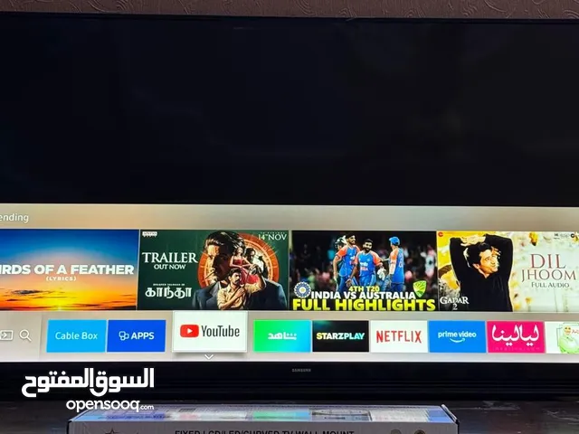 للبيع متوفر مجموعة تلفزيونات للبيع من ماركة LG حبة واحد وماركة سامسونج عندة نسخ بدقة 4k وسمارت