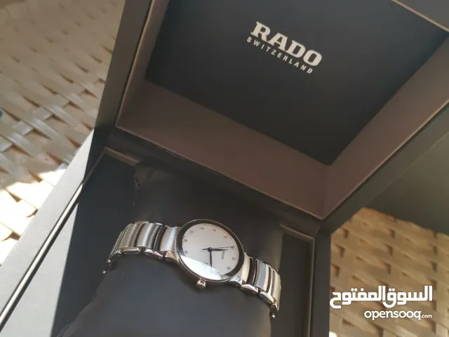 Rado سويسرية نسائية – لم تستخدم اطلاقا – 12 حجر ألماس طبيعي مع كروت الضمان