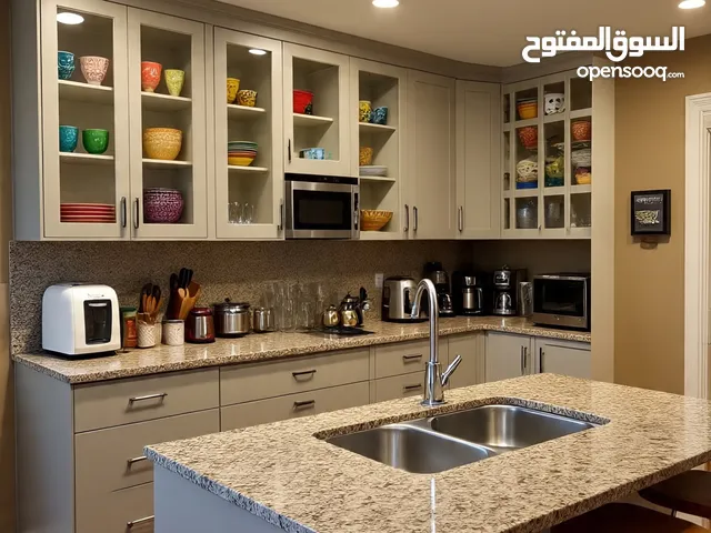مطابخ المنيوم كامله واكسسواراتها احدث التصاميم واعلي جوده وسرعه في التنفيذ