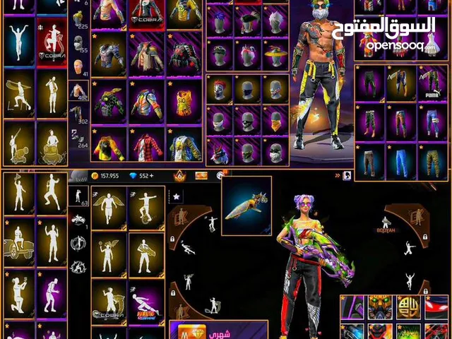 Free Fire Accounts and Characters for Sale in Sorman