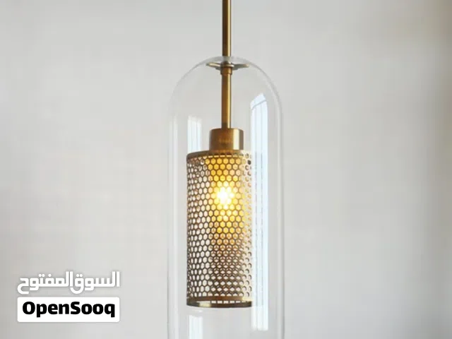 Cylinder Clear Glass Pendant Light, Industrial Style Vintage Bronze Hanging Lamp Ceiling Light