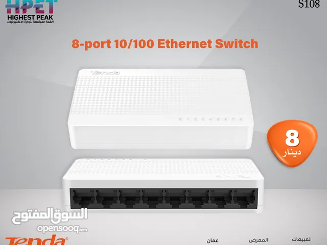 Tenda S108 محول 8 مداخل 100/10 Ethernet Switch