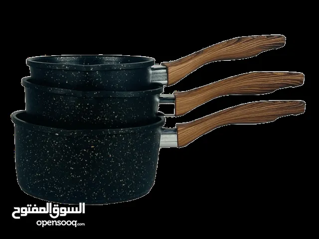 سيت مقلاة ثلاثي صغير من الكرانيت بسعر مناسب جداً