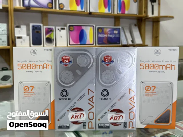تكنو بوفا 7 5G ذاكرة 256 جيجا رام 16 رام  TECNO POVA 7 5G 16/256GB هدية بطارية محمولة