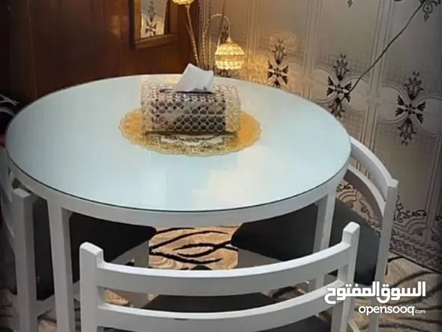 ميز طعام 4 كرسي 140 الف القياس80*80 ميز طعام 6 كرسي 195الف القياس90*120 النقل داخل بغداد مجاني توصيل