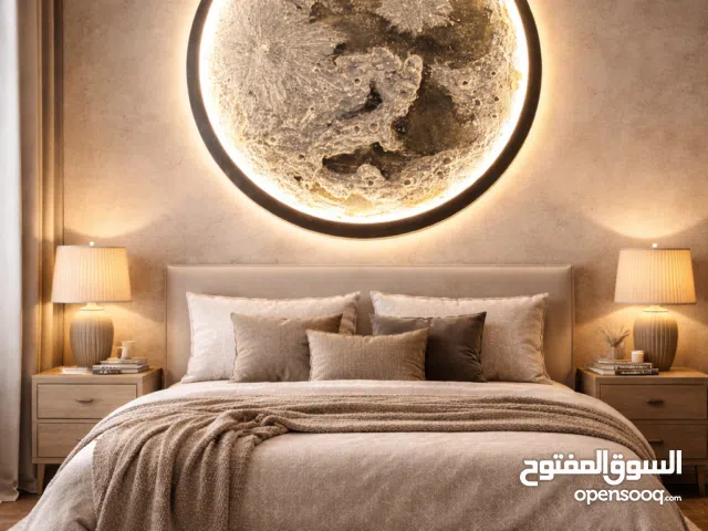 Wall Moon by Hand art