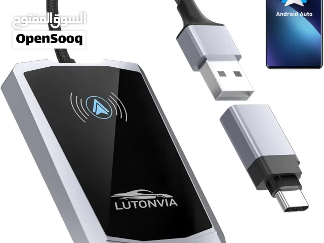 محول أندرويد أوتو لاسلكي Lutonvia A3 Wireless Android Auto Adapter وداعا للإسلاك في السيارة