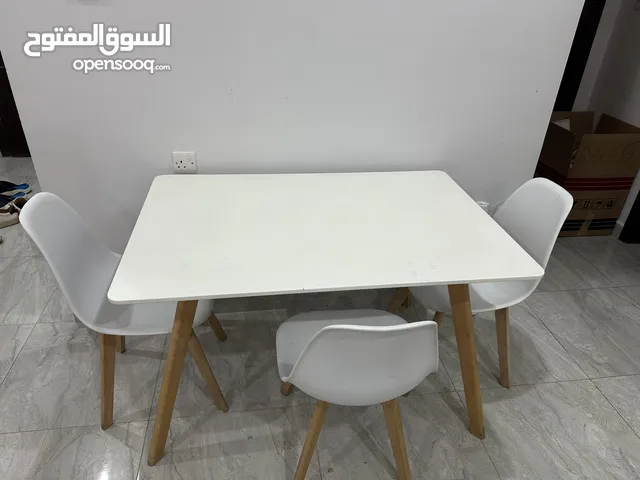 سفره ( هوم سنتر) 120 x 80 مع 3 كرسي