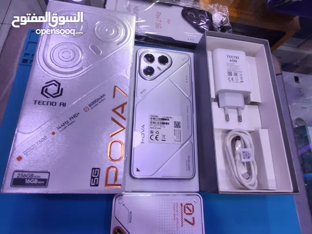 تيكنو بوفا 7 5G مشغل ايام بالكرتونة 256 جيجا 16 رام