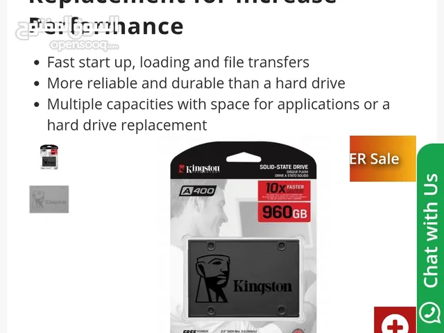 kingston a400 960gb