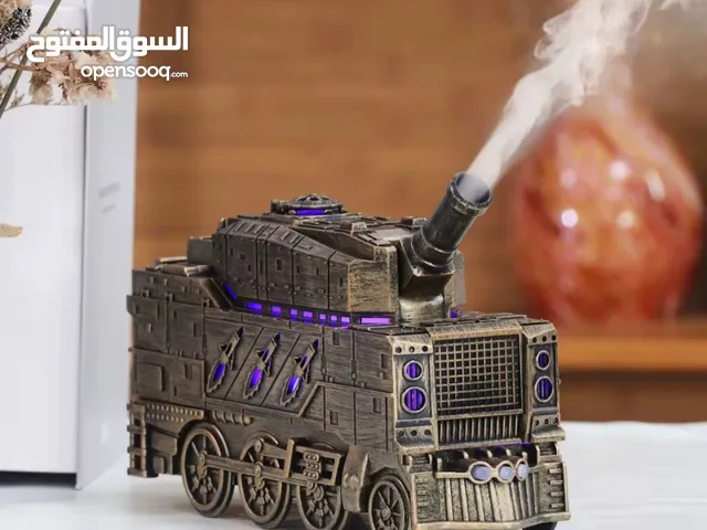 مبخرة بشكل دبابة ملونة