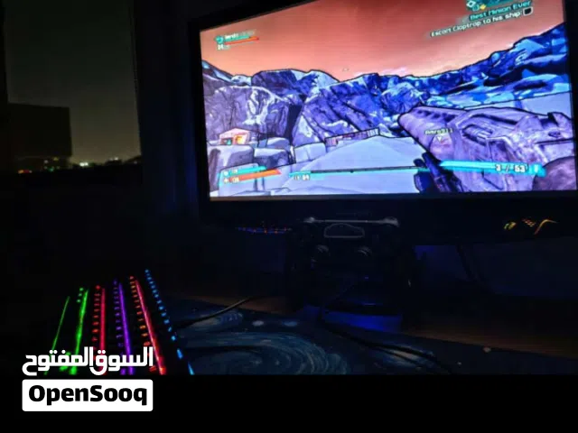 كمبيوتر كور i5 مركب عليه ssd 256g مع كامل أغراضه ويندوز 10 سريع ممتاز للألعاب والدراسة