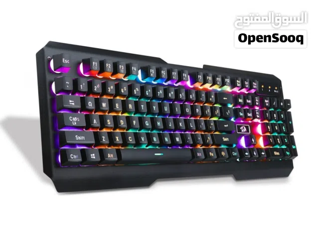 كيبورد Redragon RGB K506 الوان تتغير بوضعيات متنوعة/سرعة استجابة عالية  ارخص سعر بالسوق!