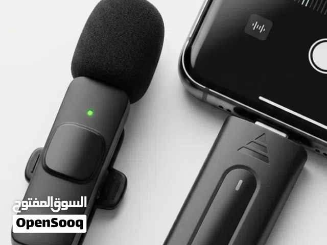 مايك (ميكروفون) لاسلكي لفتحة السماعة Aux للموبايل وصناع المحتوى