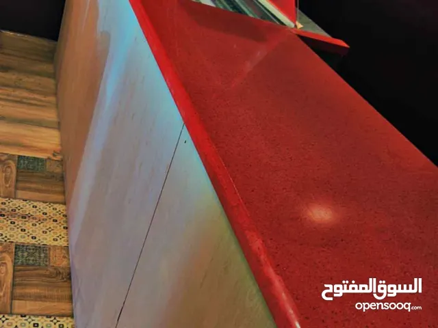 بسطات عرض رخام مع فريزر ايس كريم