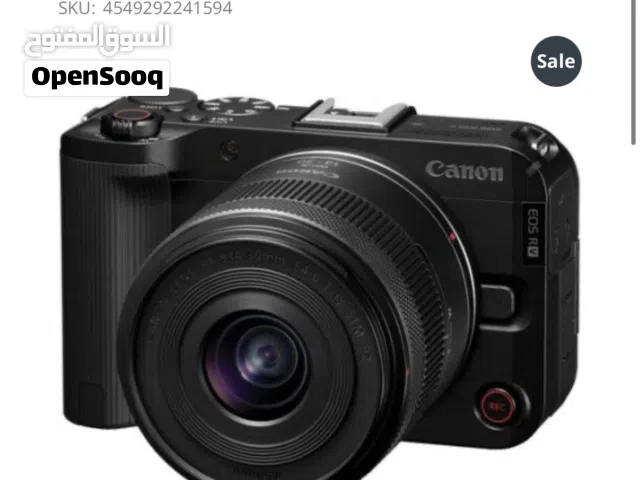 CANON EOS R50 V MIRRORLESS CAMERA WITH 14-30MM 18-135 lens And adapter