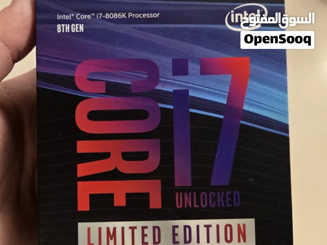 i7 Cpu 8086k with motherboard