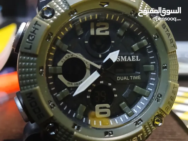 ساعة smael الرياضية اليابانية الاصلية مقاومة للماء لغاية 50 متر