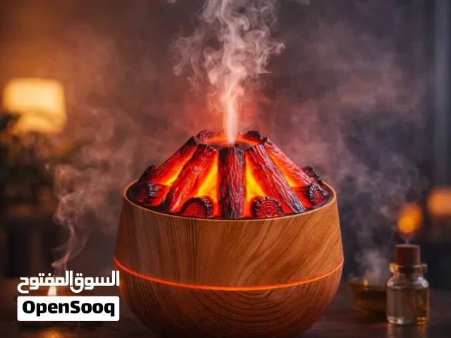 مبخرة على شكل نار حطب
