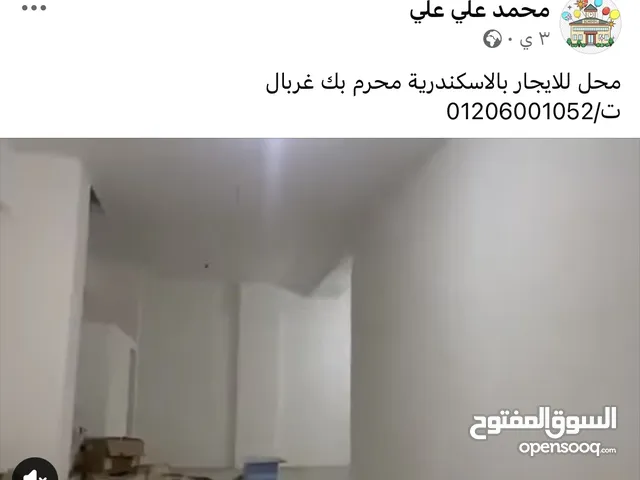 محلات للايجار بالاسكندرية محرم بك