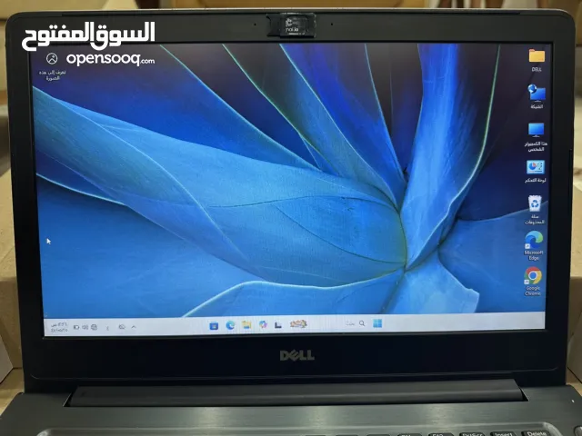 لابتوب dell جيل سابع كيبورد مضيء بحالة ممتازه سعرر حررق