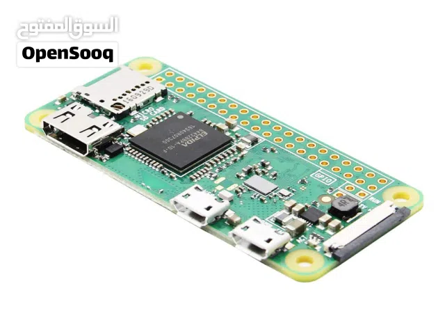 Raspberry Pi Zero W  كمبيوتر بحجم بطاقة الائتمان! مثالي لمشاريع IoT صغيرة مع كابل اتش دي  HDMI