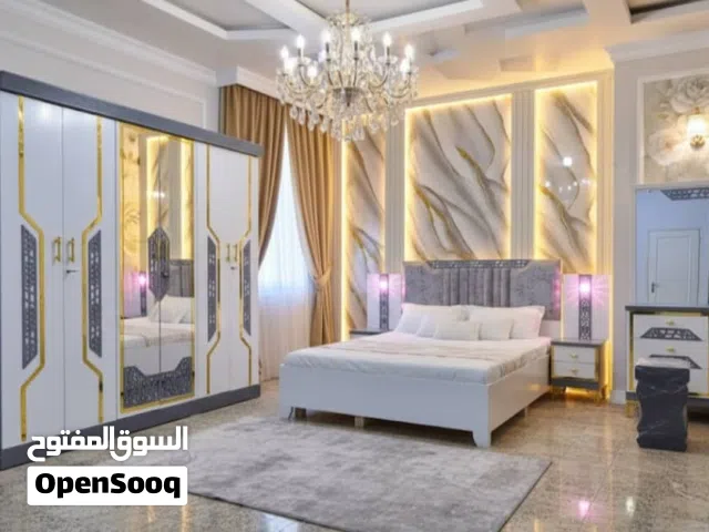 غرف نوم تصميم تركي ومن اجود انواع الخشب الماليزي ابو9 وابو 12 مدهون دهان ناري ضد الخدوش قابل للفك وا