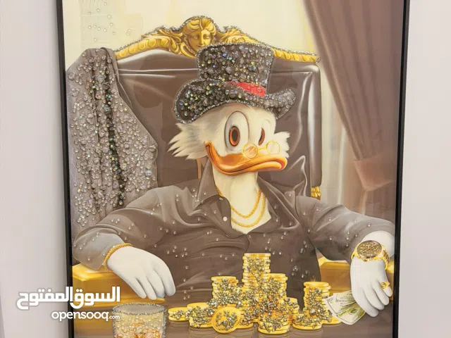 Luxurious Donald Duck painting