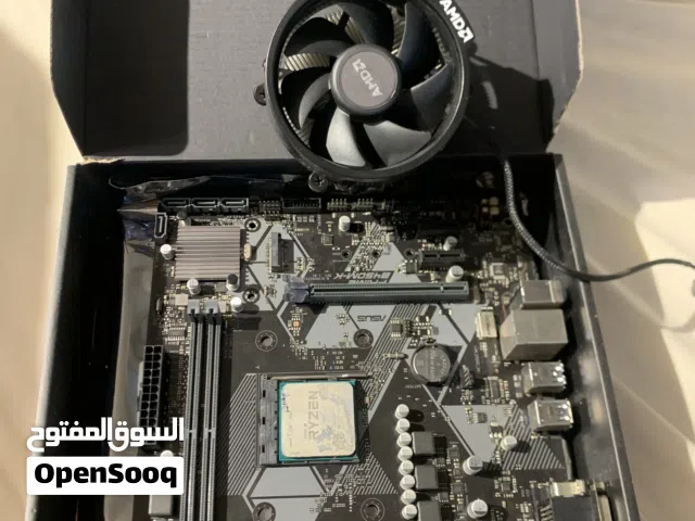 للبيع معالج رايزن 2200G مع مذربورد اسوس