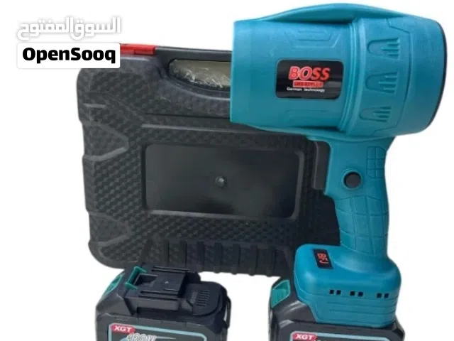 مكينة هواء قويه مع بطاريتين