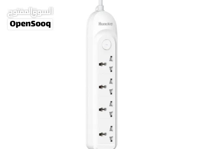 Huntkey DMA401 4 Port Child Protective Shutter Power Strip وصلة كهرب بـ4 منافذ مع غطاء حماية للأطفال