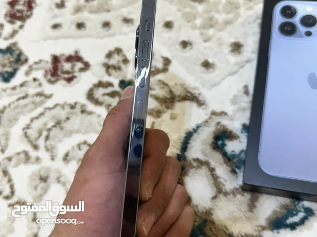 آيفون13برو ماكس 256GBلون ازرق الجهاز بحاله الوكاله والصلاه ع النبي لاتر إذا بدك تفاصل بالسعر