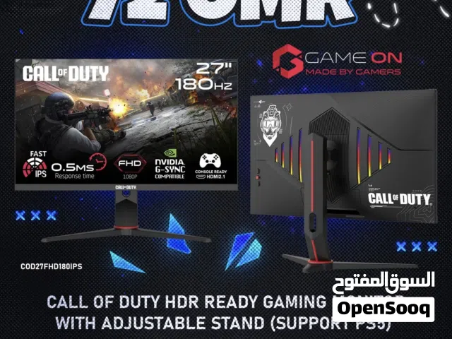 CALL OF DUTY HDR READY GAMING MONITOR WITH ADJUSTABLE STAND (SUPPORT PS5)