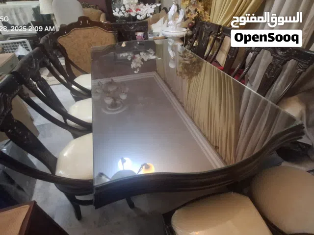 طاولة سفرة زان Burned Brown امريكي