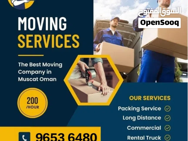 Moving and Shifting Services, Packing, Loading, Unloading, transport,