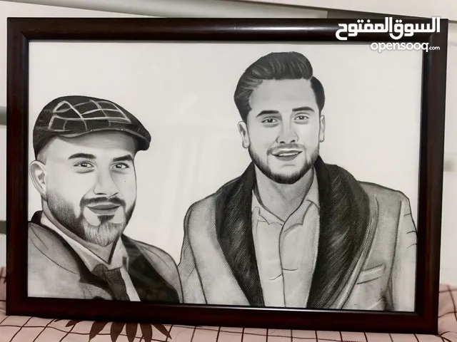 رسم يدوي بلفحم
