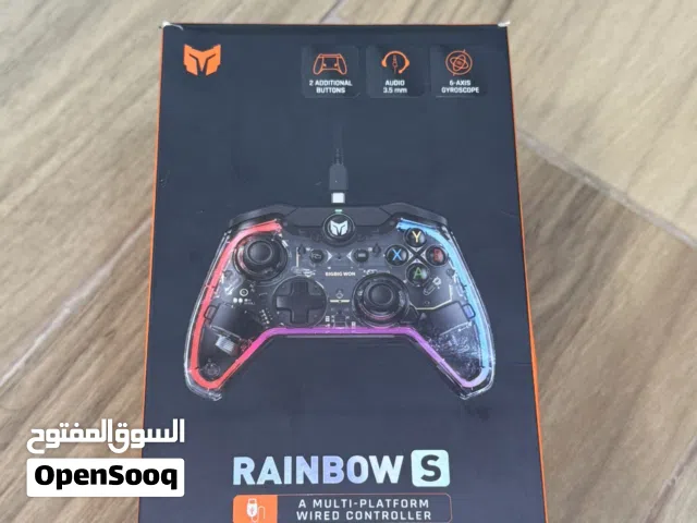 يد تحكم احترافية BIGBIG WON RAINBOW S - إضاءة RGB وتصميم شفاف