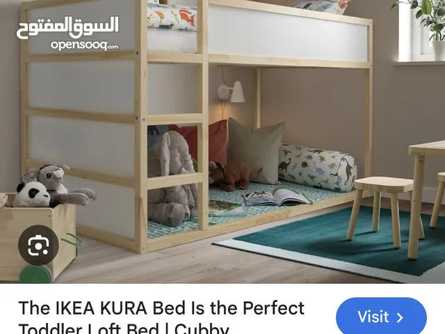 تخت للبيع طابقين (Punk Bed) من ايكيا - بحالة ممتازة
