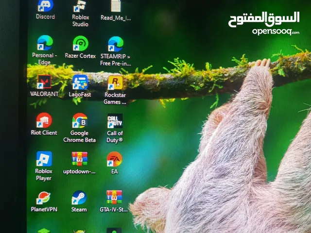 كمبواتر البيع الجهز خلو شغل جيتي 5 وشغل فبورنت و فورت نايت والعب كثير