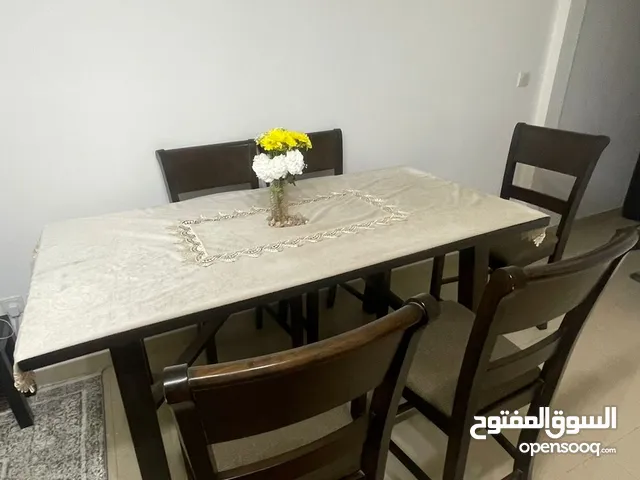 Used Dining Table Set with 6 Chairs, Crafted with Excellent Wood Quality
