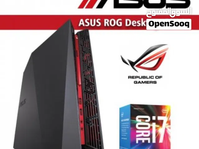 ASUS ROG G20 (i7-6700 @3.4ghz 8 cores , 32GB RAM ddr4, 3 tera hard + 256 ssd system + 2 graphic card