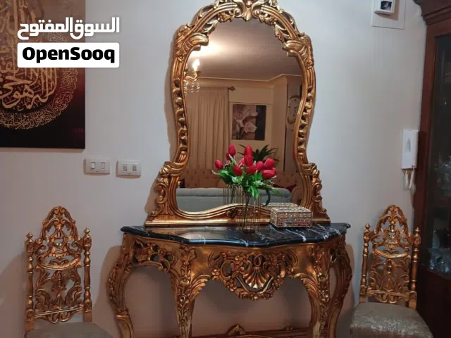 كونسول خشب مذهب كلاسيك و الرخامه إيطالي